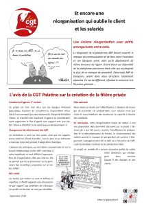 tract réorganisation Developpement 2024