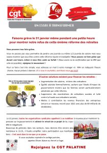 tract retraite. 31 janvier